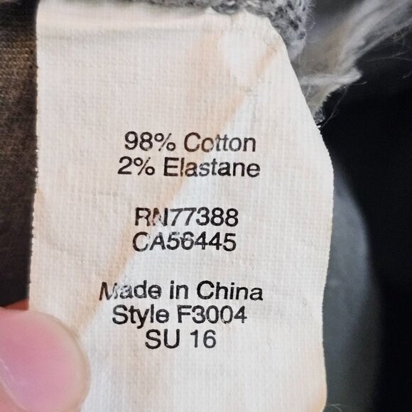 Madewell Jeans Womans 25 26x27 Green Skinny Skinny Stretch Denim Bohemian - Picture 7 of 10